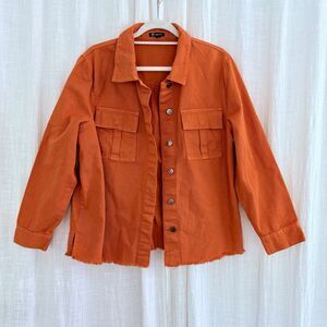 Versona Women’s Bohemian Western Jacket/Blazer Size Large in Orange